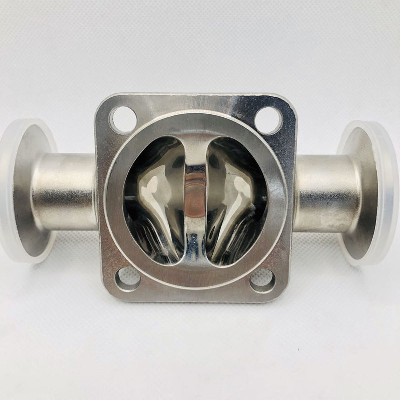 Hygienisches 1/2" pneumatisch betätigtes Membranventil aus Edelstahl SS316L
