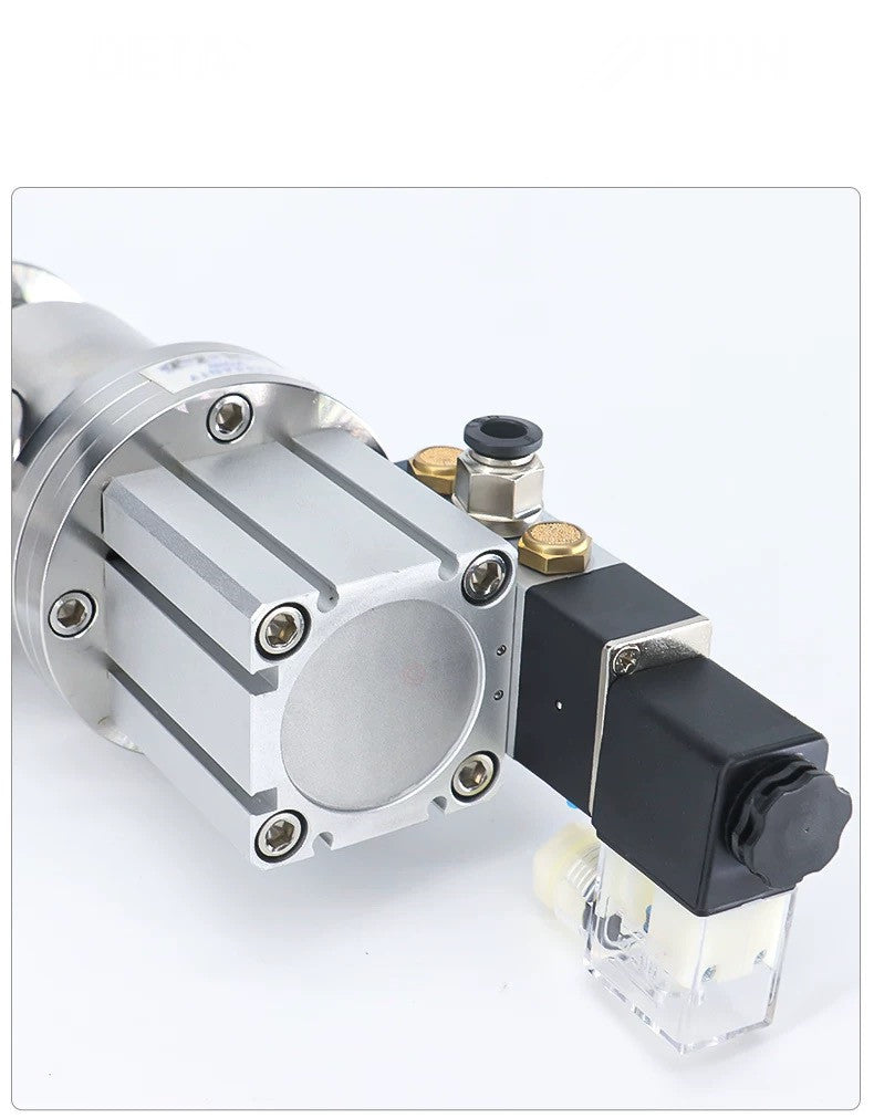 Free Shipping KF Flange In-line Type Pneumatic Bellows Valve Stainless Steel 304
