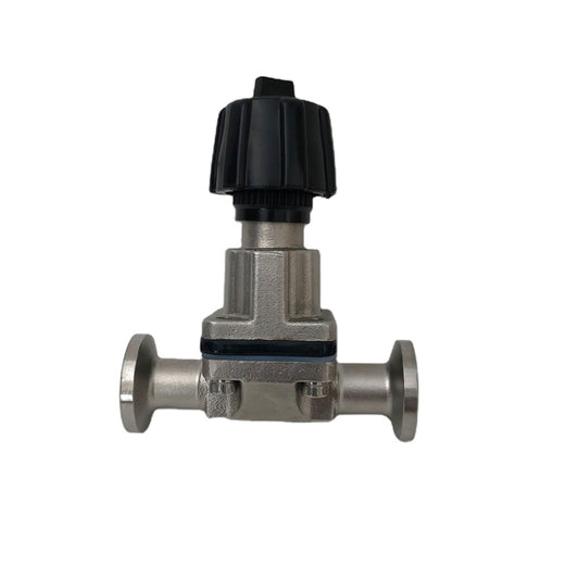 Hygienisches 1/2" (TC25) manuelles Membranventil aus Edelstahl SS316L