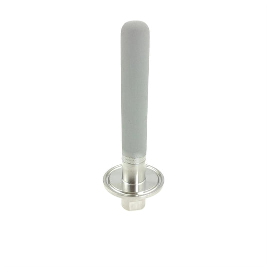 Livraison gratuite JOWIN 1,5" Tri Clamp x 4" Long Pierre de diffusion d'oxygénation Pierre d'aération 2 microns 1/4" FNPT fileté Entrée CO2 Pierre de carbonatation