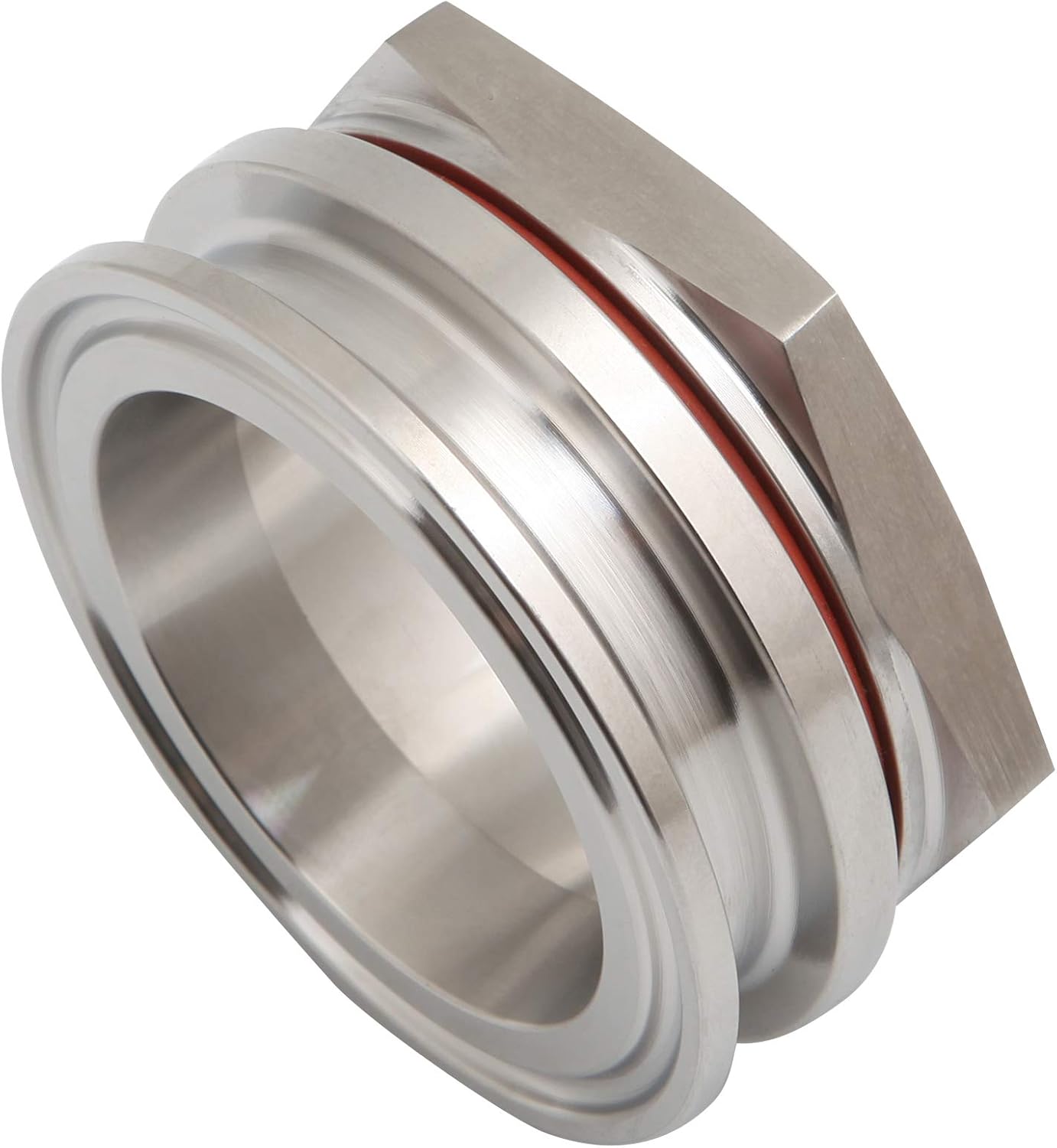 Free Shipping Tri Clamp Weldless Bulkhead Compression Fitting 304SS Stainless Steel For Homebrew Kettle