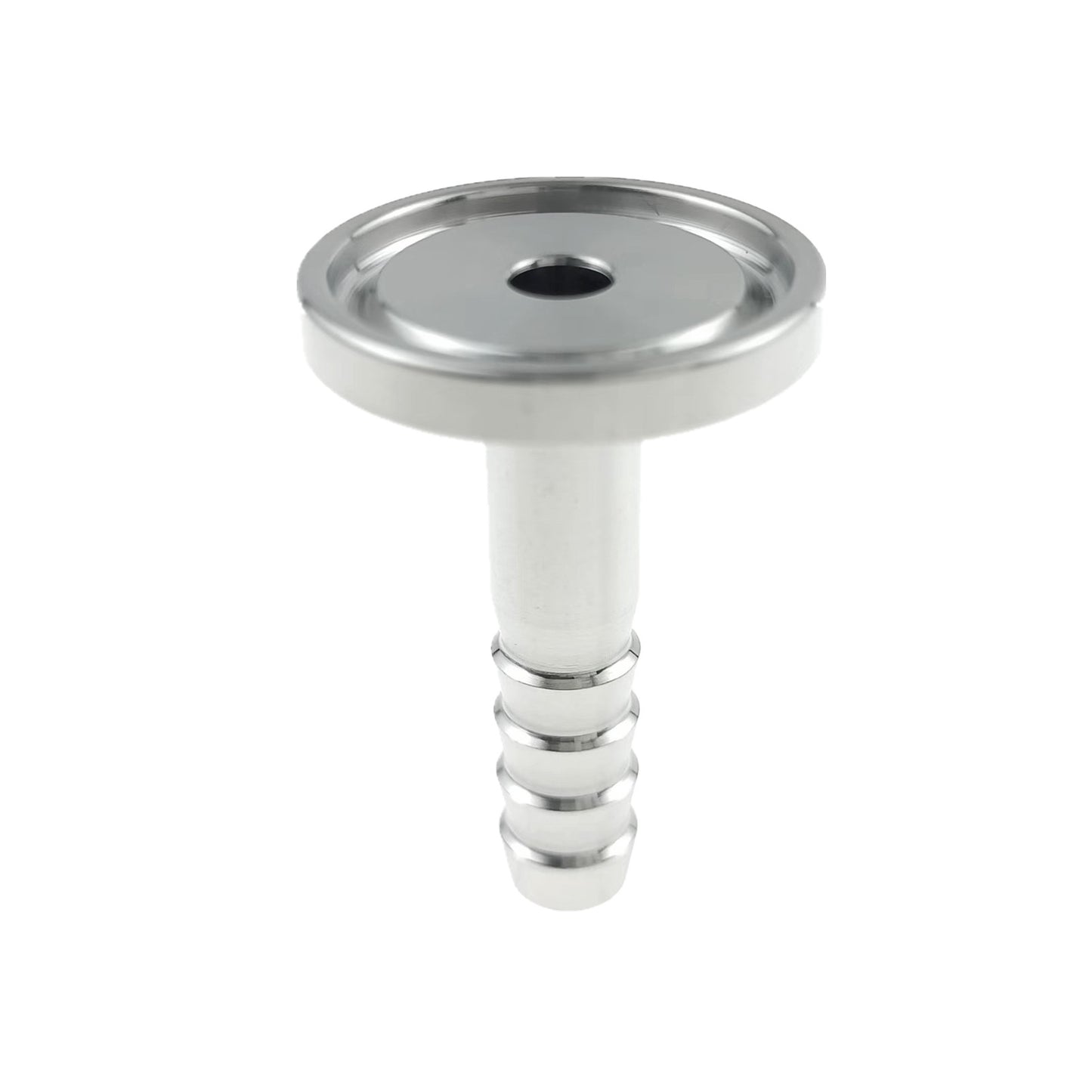 Extra hochglanzpolierter SS316L Tri-Clamp gerader Schlauchanschluss 1/2" Rohr-AD auf 5/16" AD Schlauch-Schnellklemm-Sanitärrohrverschraubung