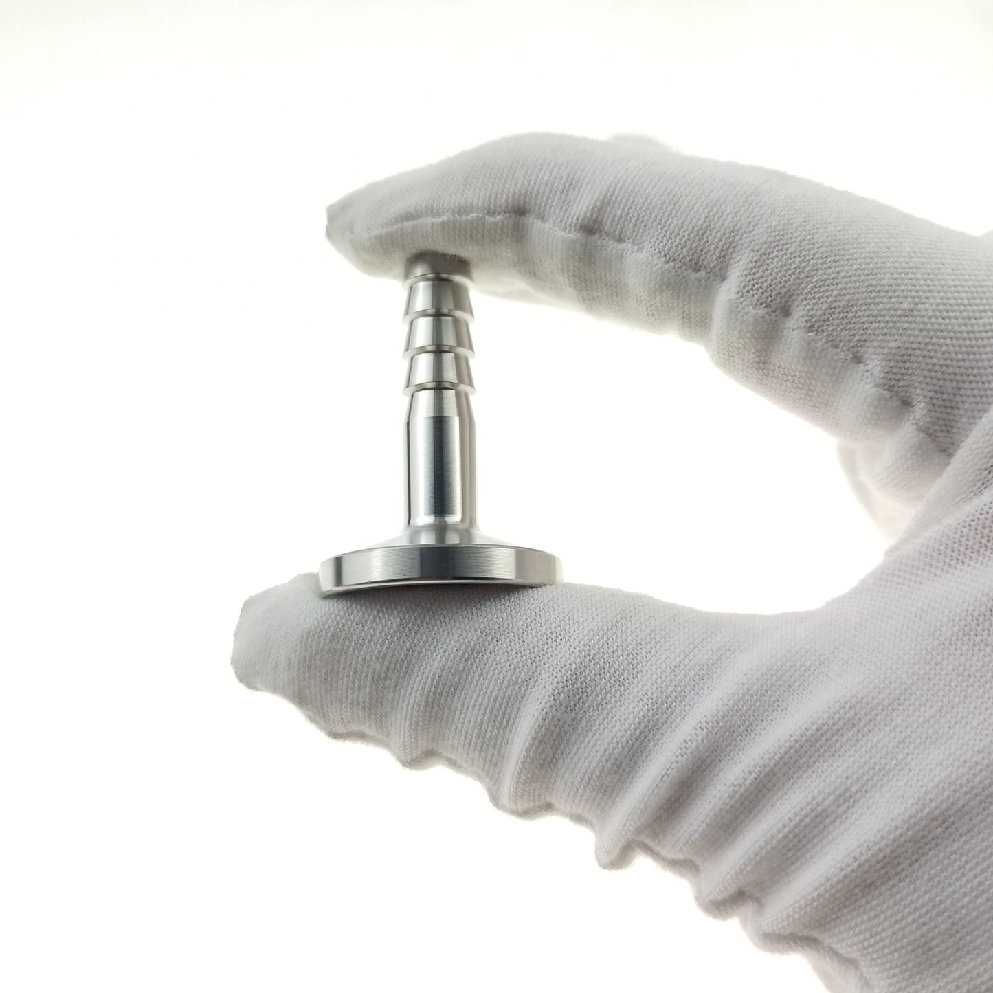 Extra hochglanzpolierter SS316L Tri-Clamp gerader Schlauchanschluss 1/2" Rohr-AD auf 5/16" AD Schlauch-Schnellklemm-Sanitärrohrverschraubung