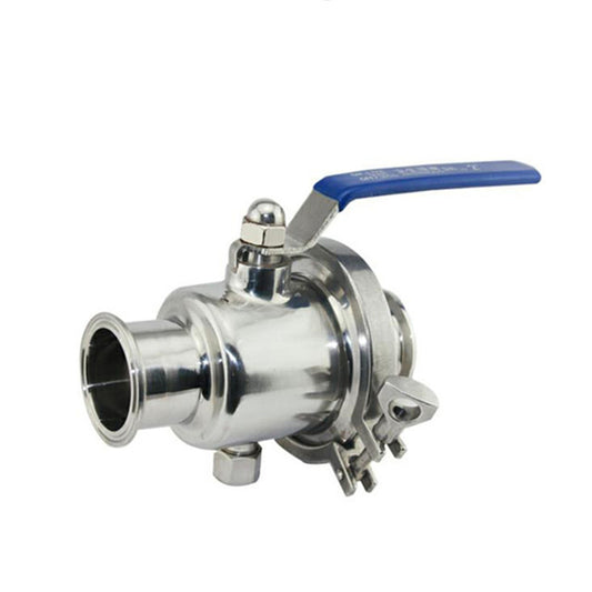 Sanitary Tri Clamp Demountable Ball Valve Tri Clover Quick Clean Type JOWIN