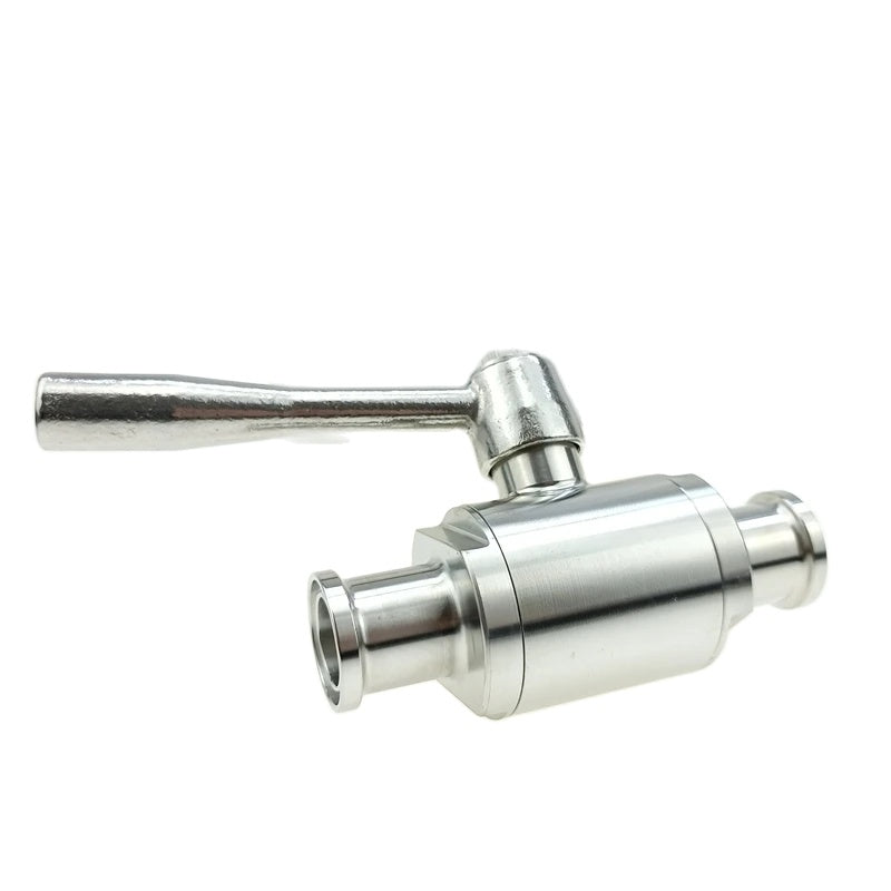 Fogred Design Tri Clover kompatibler Kugelhahn 304 Edelstahl PTFE-Sitz