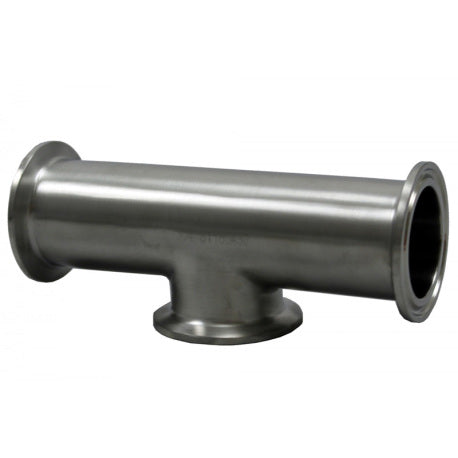 Sanitary Tri Clamp Short Instrument Tee Piece 304/316L Stainless Steel