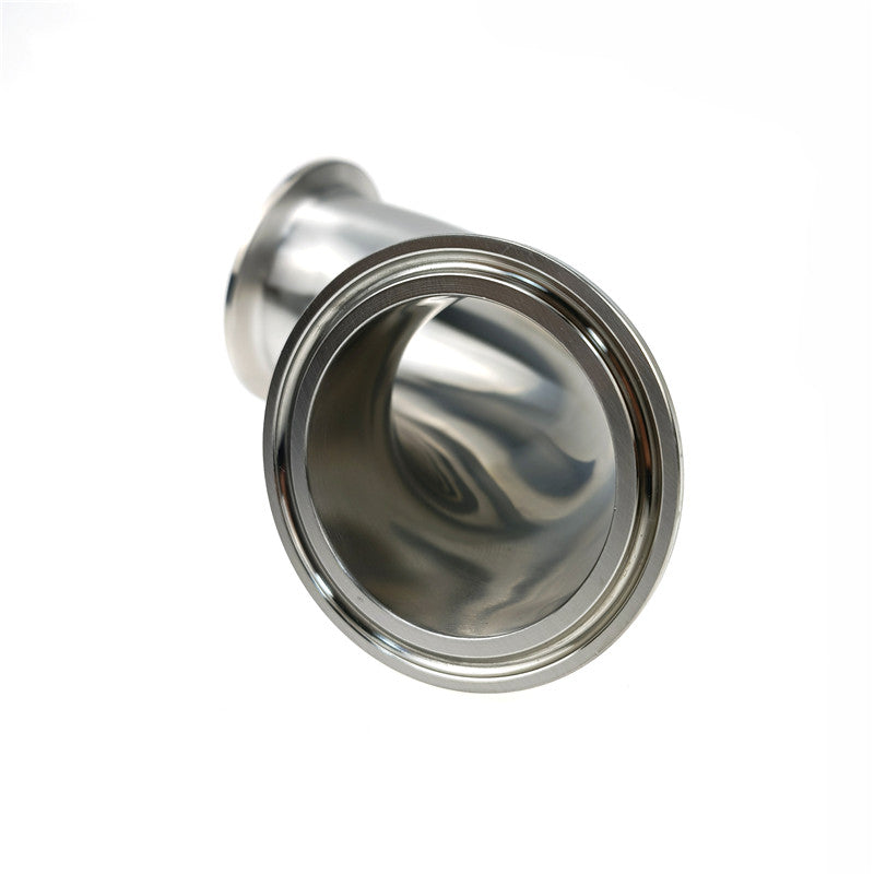 Sanitär 90 Grad Tri-Clamp Ferrule Winkelstück Edelstahl Tri Clover kompatibler Bogen