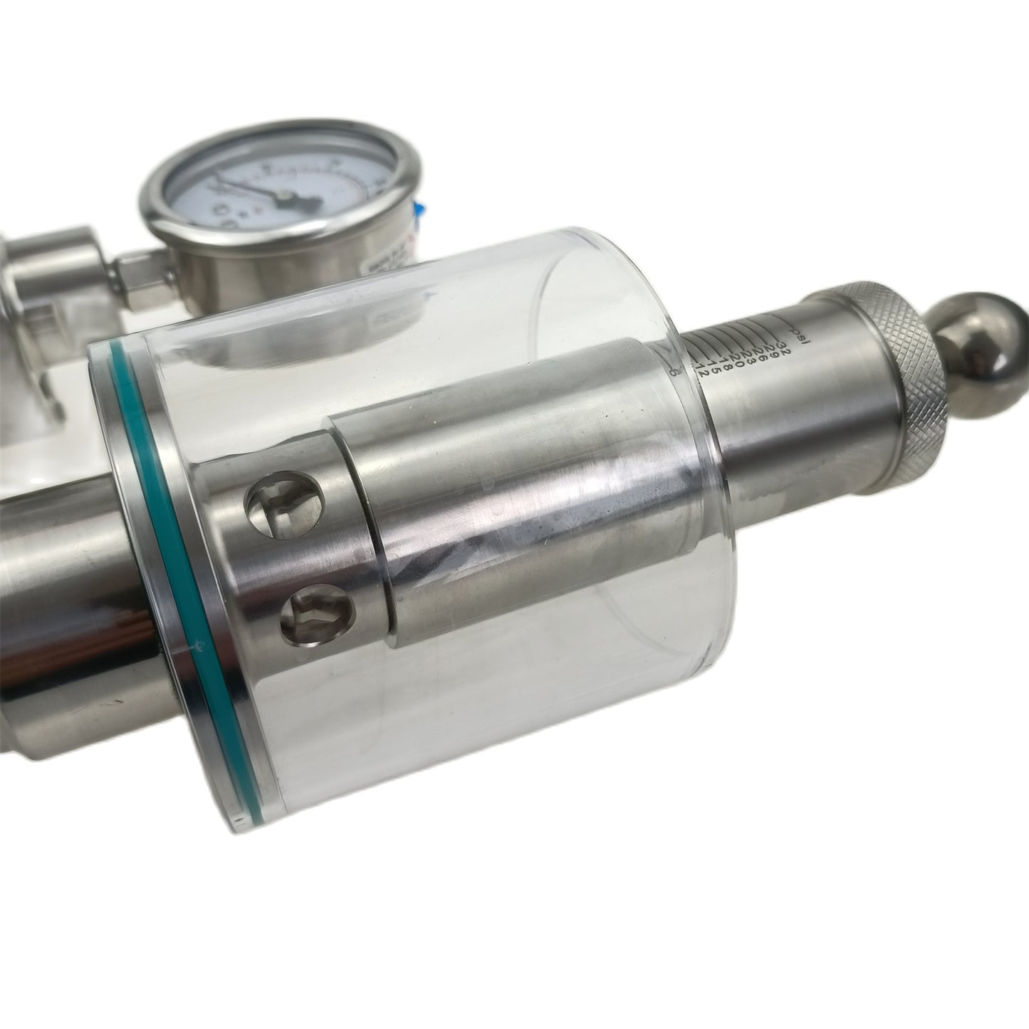 1.5" Tri Clamp Bunging Pressure Device Spunding Valve Diaphragm Manometer Type (JWDSPV)