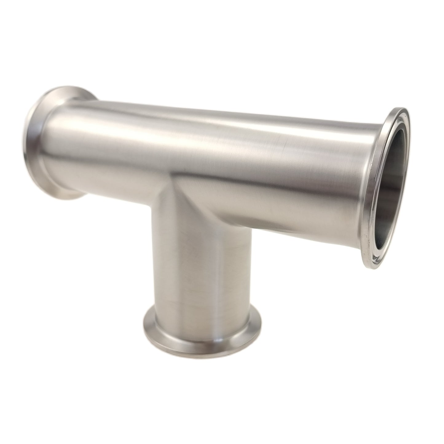 JOWIN 1,5 Zoll Tri-Clamp 3-Wege-T-Stück-Adapter Sanitärarmatur aus Edelstahl 304