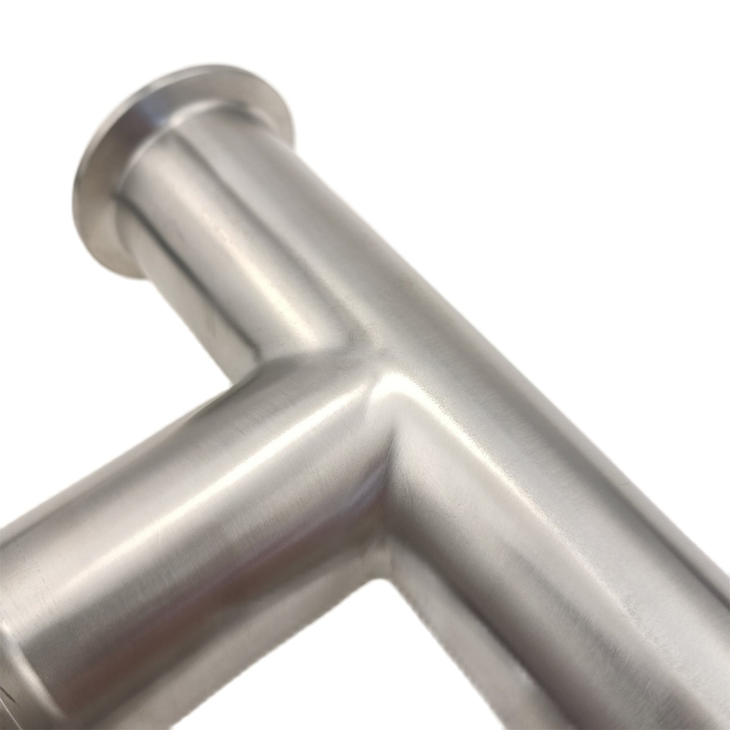 JOWIN 1,5 Zoll Tri-Clamp 3-Wege-T-Stück-Adapter Sanitärarmatur aus Edelstahl 304