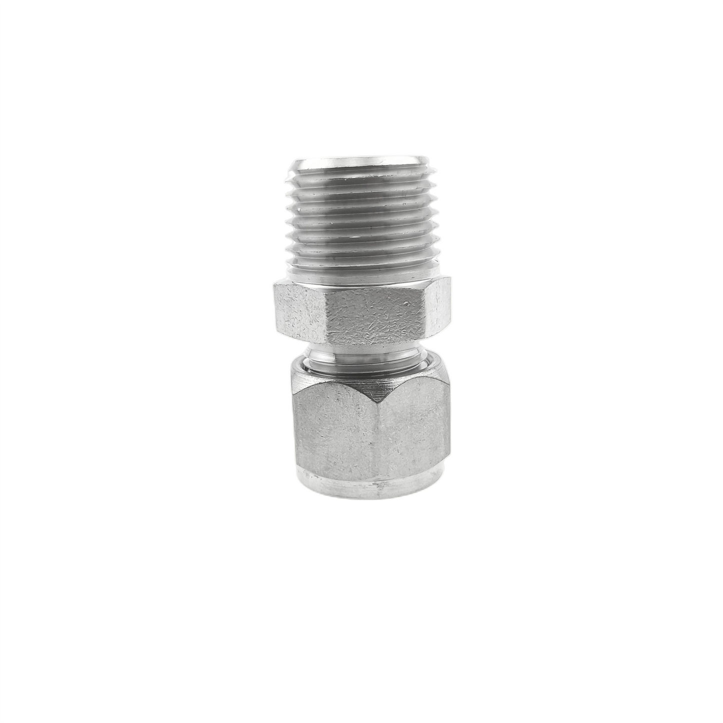 1/2" Kompressions- x 1/2" MNPT-Anschluss SS304 Edelstahl