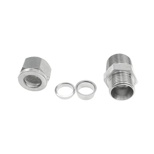 1/2" Compression X 1/2" MNPT Fitting SS304 Stainless Steel