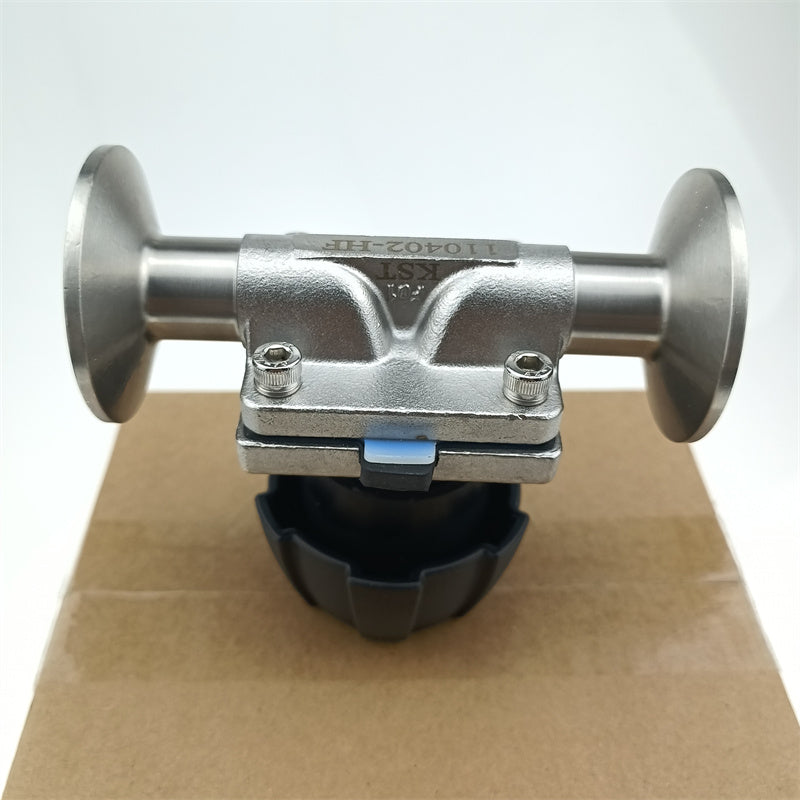 Tri Clover-kompatibles Membranventil SS316L EPDM+PTFE-Dichtung