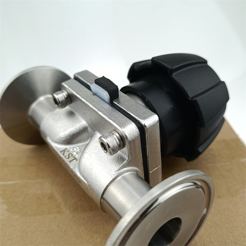 Tri Clover-kompatibles Membranventil SS316L EPDM+PTFE-Dichtung