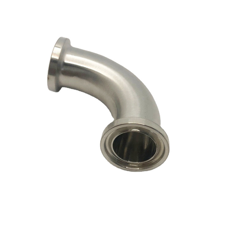 JOWIN 90 Degree 3/4" Tube OD Elbow with 3/4" Tri Clamp Sanitary Pipe Fitting SS304 or SS316