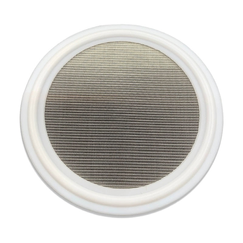 JOWIN Tri Clamp 1,5" PTFE (Teflon) Sanitärdichtung mit Edelstahlsieb
