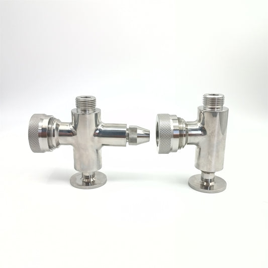 Livraison gratuite, vanne de niveau de vue inférieure et supérieure en acier inoxydable SS304 1/2" G (BSPP) fileté
