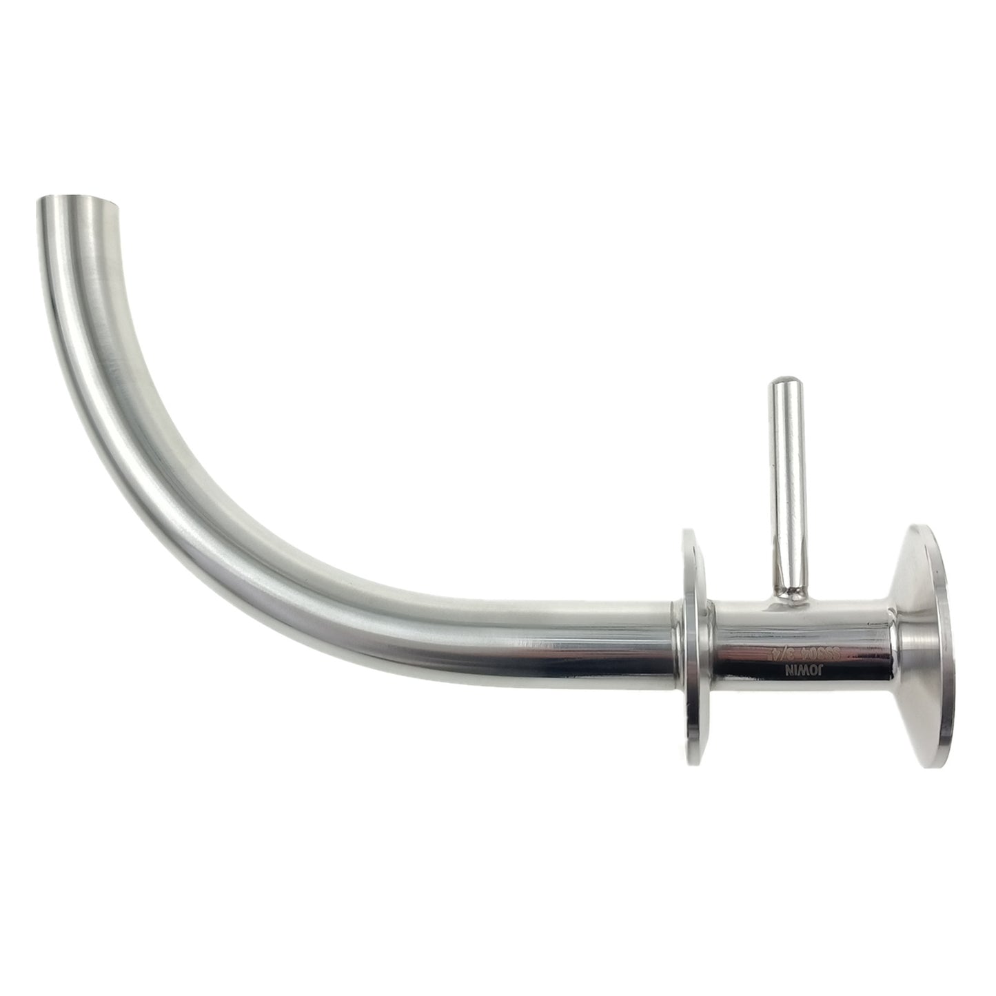 Free Shipping JOWIN 1.5" TC x 1.5" TC x 3/4" Diameter Tube Tri Clover Pickup Dip Tube SS304 Tri Clamp Racking Arm Home Brew Fitting
