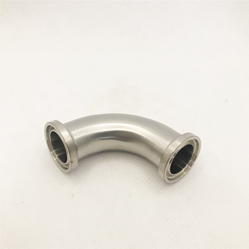 JOWIN 90 Degree 3/4" Tube OD Elbow with 3/4" Tri Clamp Sanitary Pipe Fitting SS304 or SS316