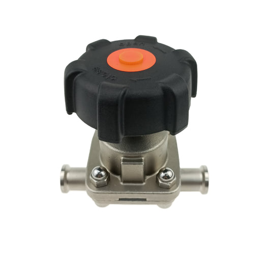 3/4" (TC25) Tri Clover-kompatibles Membranventil SS316L Edelstahl Tri Clamp JOWIN