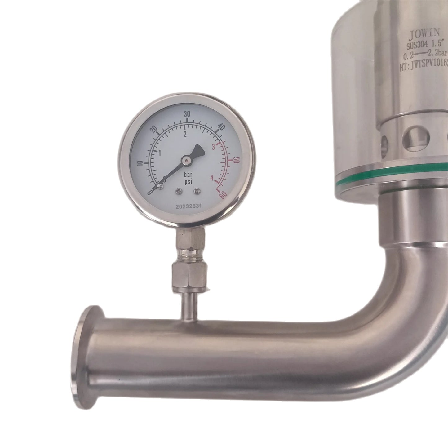 JOWIN Pro Unitank Spunding Valve Kit 1,5″ Tri-Clamp-Anschluss (JWTSPV)