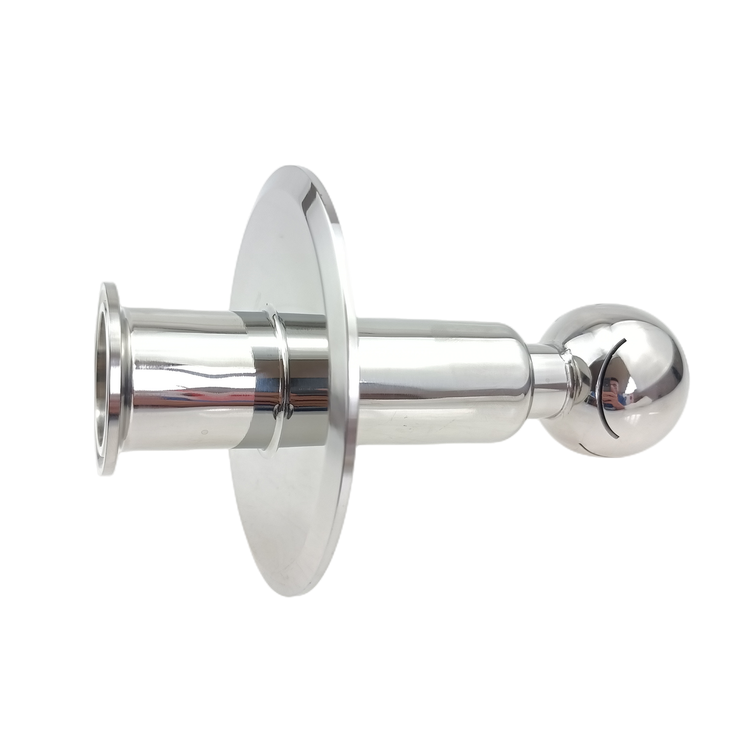 Rotierender CIP-Sprühball, 4-Zoll-Sprühball mit Tri-Clamp-Kappe und 1,5-Zoll-Tri-Clamp-kompatiblem Einlass…