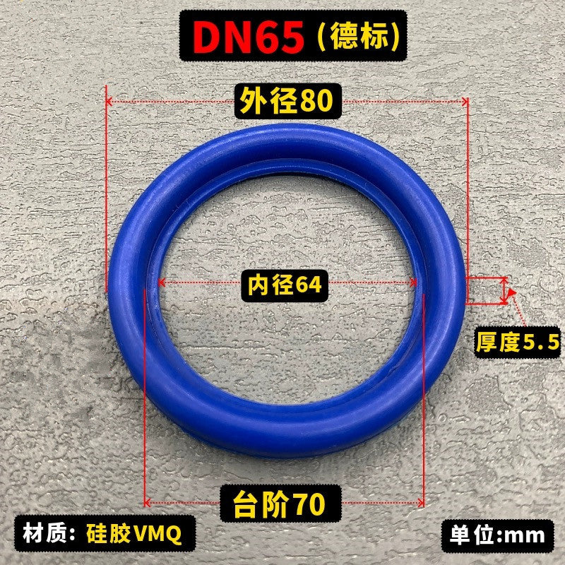 Lebensmittelechte Silikondichtung für DIN11851- und DIN11850-Anschlusskupplungen