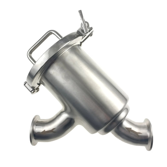 1.5" and 2" Tri Clamp Hygienic Wye Strainer Y Type SS316L Stainless Steel 150 mesh (100 Micron)