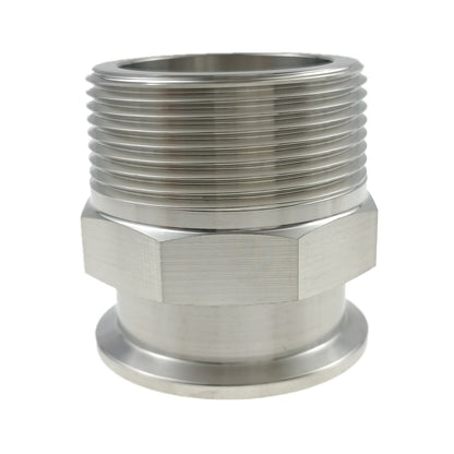 Free Shipping SS304 Stainless Steel Tri Clamp to 1",1.5",2" NPT Male Threaded Adapter Sanitary Tube Fitting