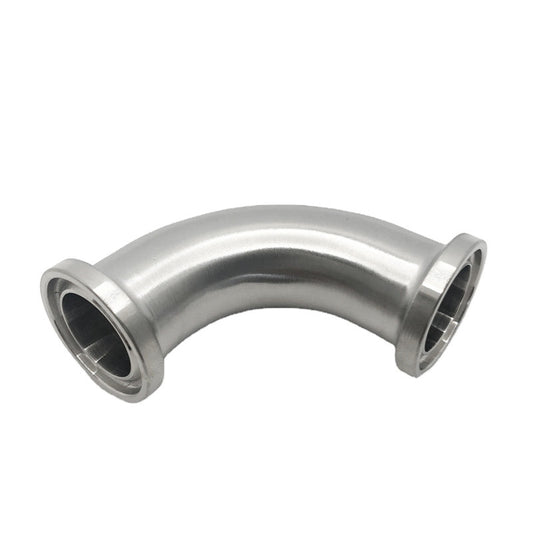 JOWIN 90 Degree 3/4" Tube OD Elbow w/ 3/4" Tri Clamp Sanitary Pipe Fitting SS304 or SS316