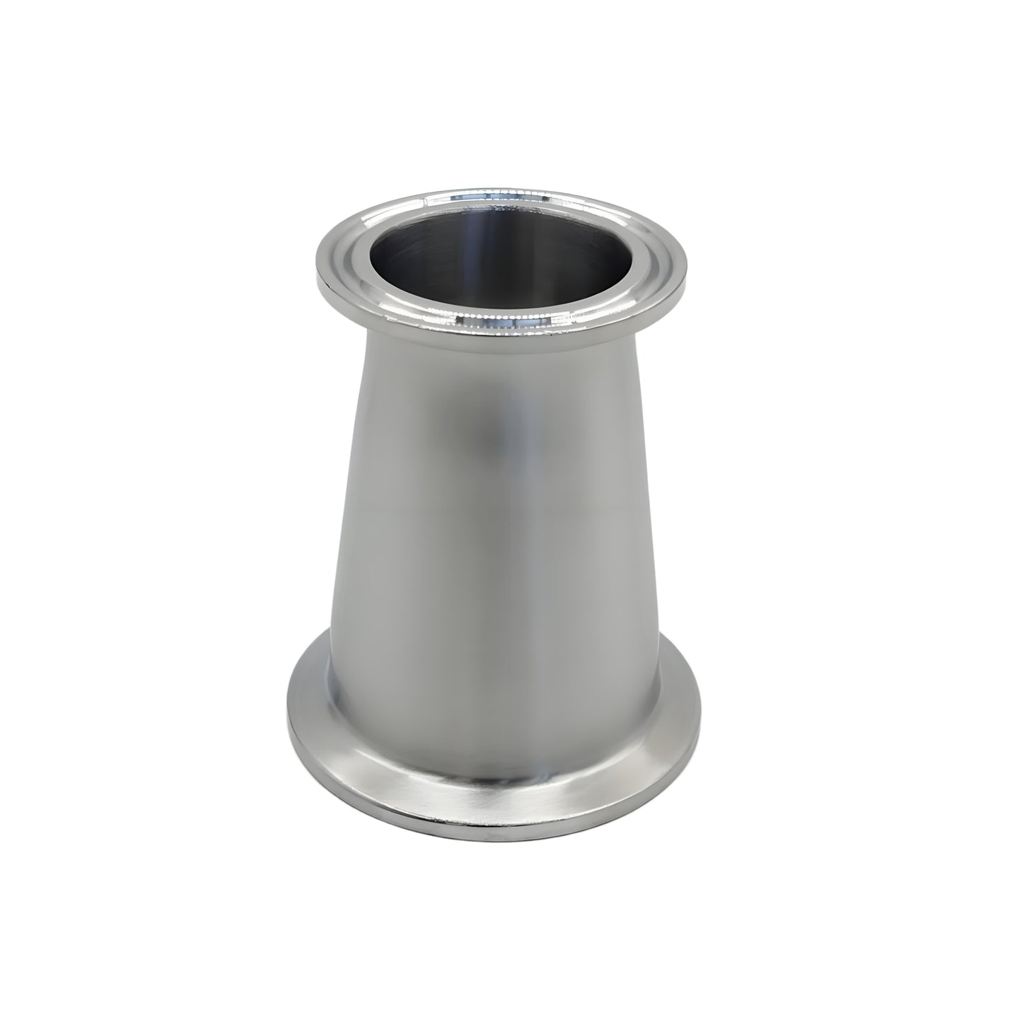 Polished Tri Clamp Concentric Reducer Stainless Steel 304 2"x1.5" and 2"x1"