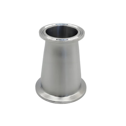 Polished Tri Clamp Concentric Reducer Stainless Steel 304 2"x1.5" and 2"x1"