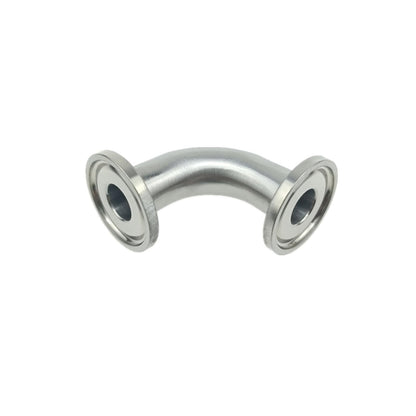 2CMP JOWIN 1/2" and 3/4" Tri Clamp 90 Degree Elbow, TC25mm Bend, Stainless Steel