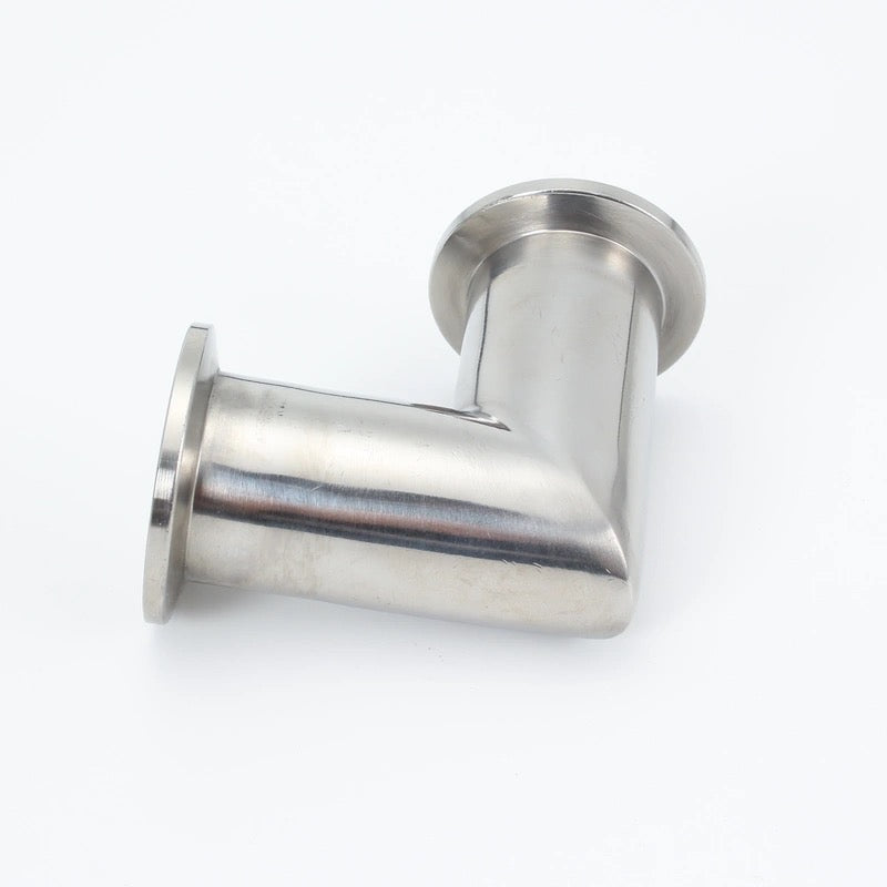 Free Shipping ISO-KF Flange Elbow Mitered 90 Degrees Vacuum Fittings Stainless Steel 304