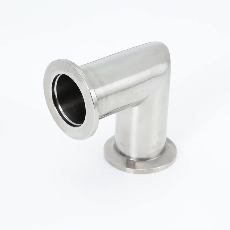 Free Shipping ISO-KF Flange Elbow Mitered 90 Degrees Vacuum Fittings Stainless Steel 304