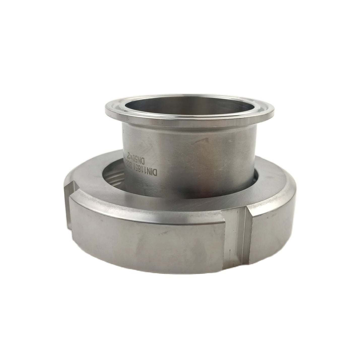 Free Shipping 2" Tri Clamp to DIN11851 Welding Liner & Nut Adapter Sanitary Fitting Stainless Steel