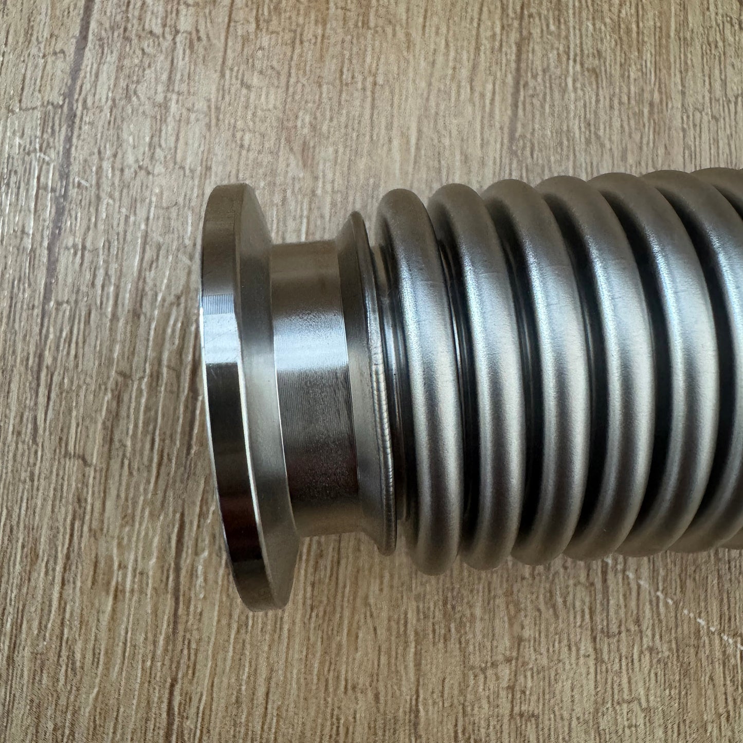 ISO-KF Thin Wall Metal Vacuum Flexible Hose, NW25 ISO-KF, 12.3inch Length