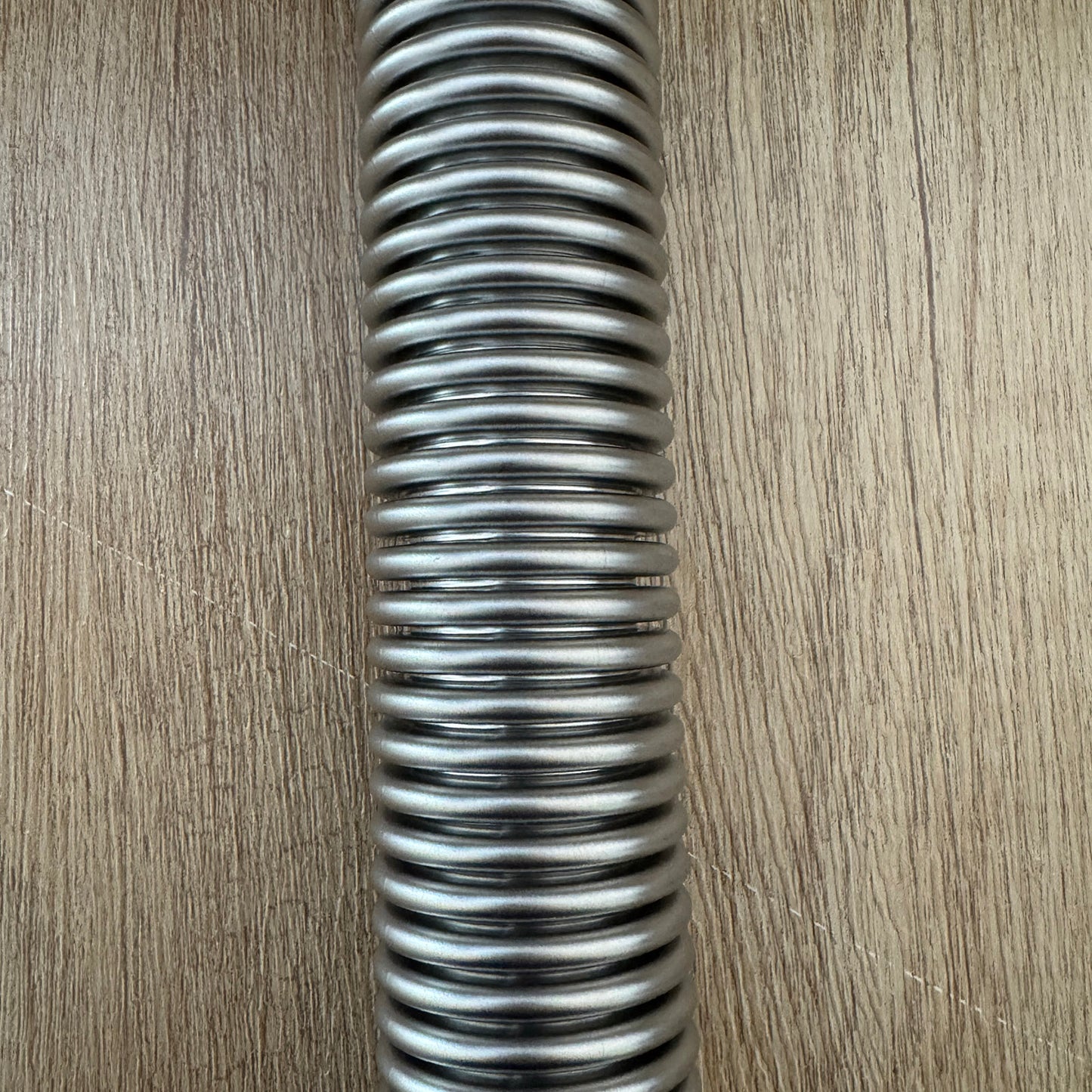 ISO-KF Thin Wall Metal Vacuum Flexible Hose, NW25 ISO-KF, 12.3inch Length