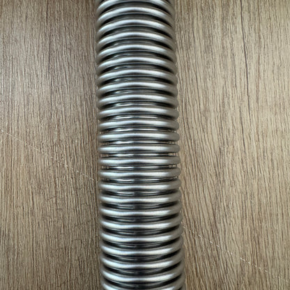 ISO-KF Thin Wall Metal Vacuum Flexible Hose, NW25 ISO-KF, 12.3inch Length