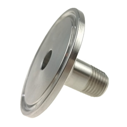 Free Shipping 1.5 Inch Sanitary Tri Clamp to 1/4" Male NPT Threaded Adapter SS304 Stainless Steel