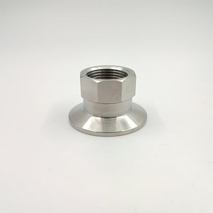 Free Shipping 1.5" Tri Clamp to BSP Female Threaded Adapter Stainless Steel Hexagonal type