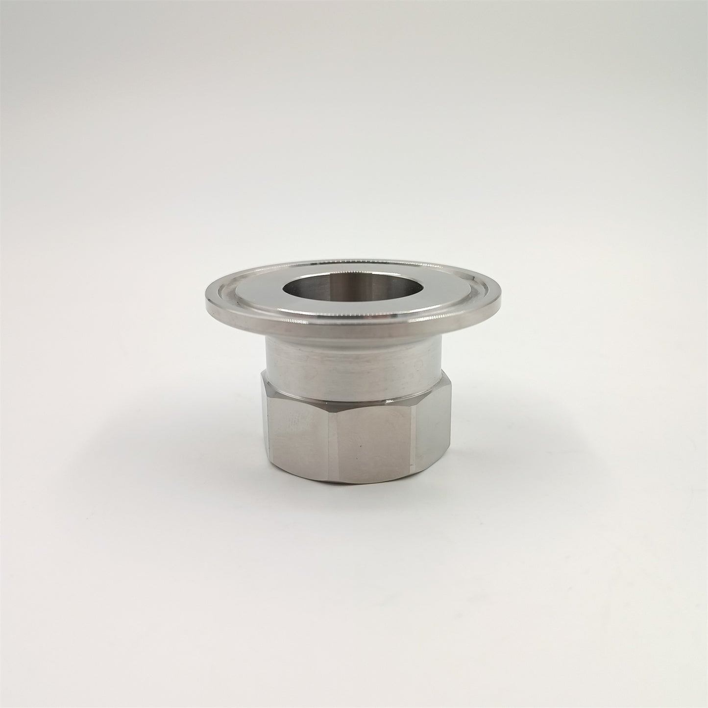 Free Shipping 1.5" Tri Clamp to BSP Female Threaded Adapter Stainless Steel Hexagonal type