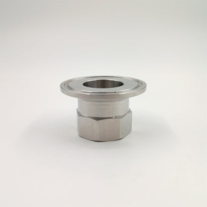 Free Shipping 1.5" Tri Clamp to BSP Female Threaded Adapter Stainless Steel Hexagonal type