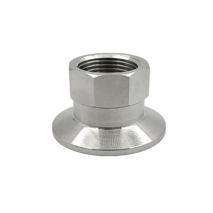 Free Shipping 1.5" Tri Clamp to BSP Female Threaded Adapter Stainless Steel Hexagonal type