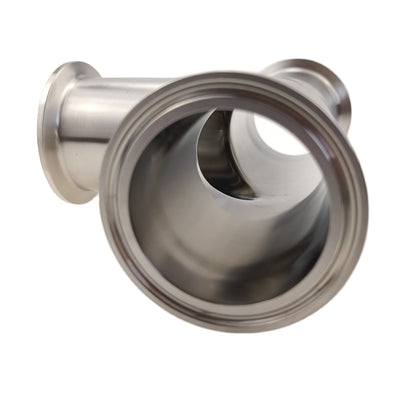 7MP 2" Tri Clamp Long Tee Piece Stainless Steel Sanitary Fitting JOWIN