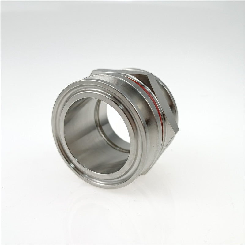 Free Shipping JOWIN Weldless Bulkhead 1.5" Tri Clamp to 1.5" Tri Clamp Double Sided 304 Stainless Steel Homebrew