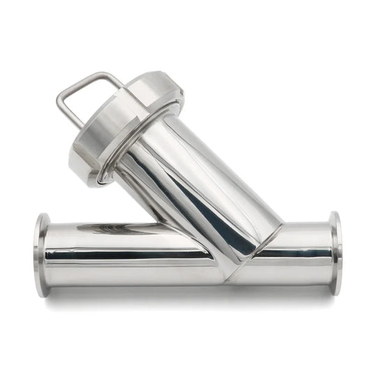 Sanitary Y Type Filter Pipeline Strainer Stainless Steel SS304 and SS316L
