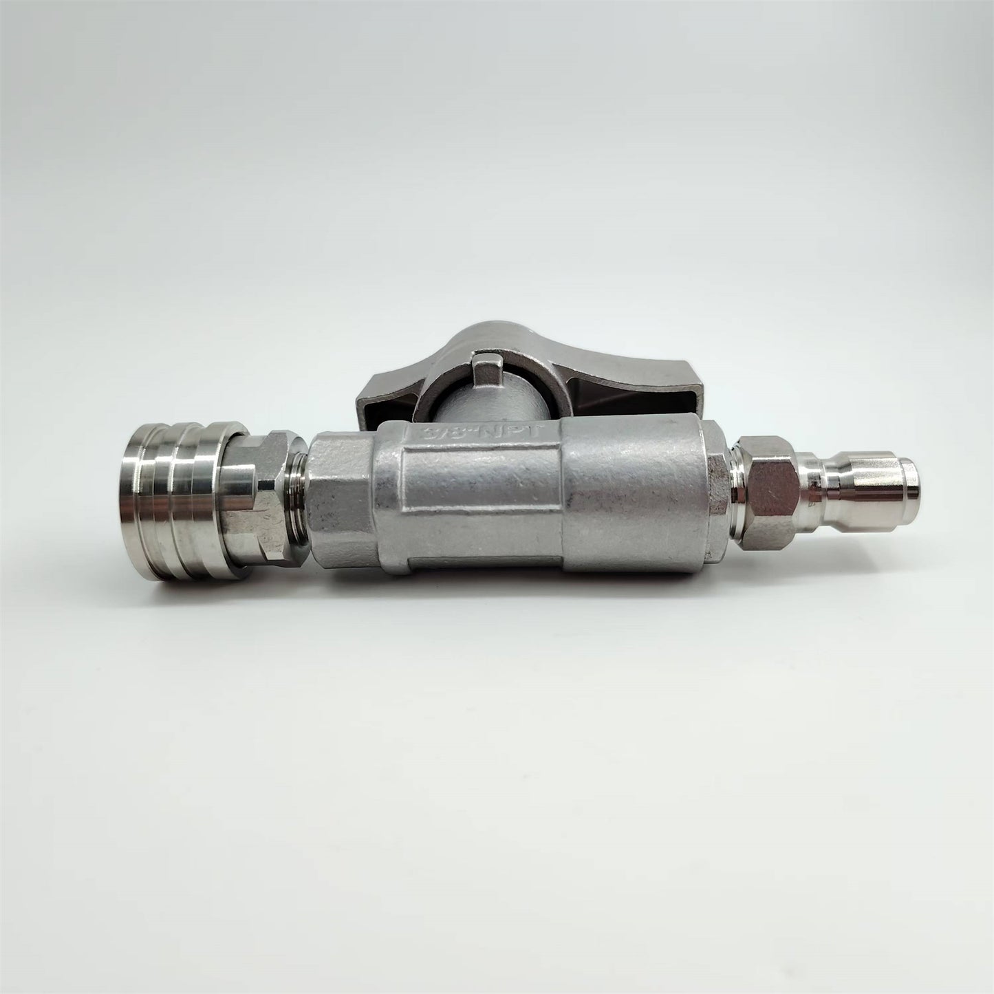 5000psi Stainless Steel DN10 (3/8") Ball Valve for Pressure Washing, Soft Washing and Industrial Applications