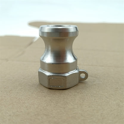 Free Shipping Univeral Type A 1/2" Cam and Groove Adapter to 1/2" Female NPT SS304 Stainless Steel