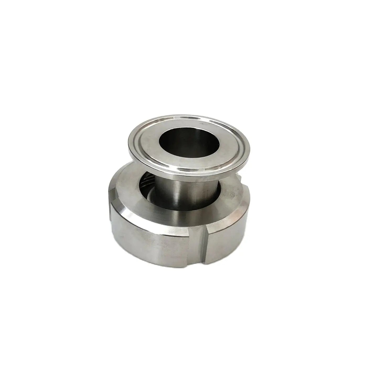 Stainless Steel SS316L Tri Clamp to DIN11851 Sanitary Fitting 1.5" Tri Clamp to Welding Liner & Nut Adapter